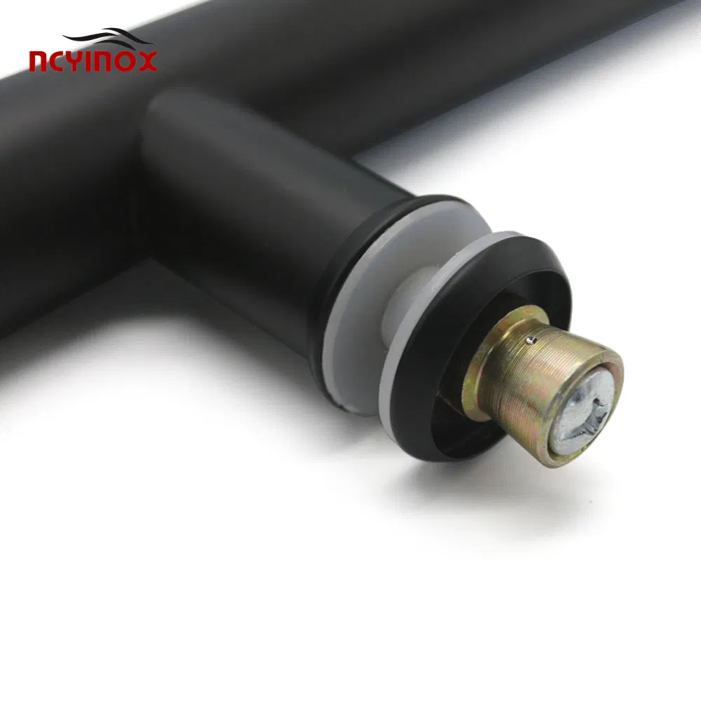 Round H Shape 304 Stainless Steel Door Pull Push Handle for Glass Door/Wooden Door with Matte Black