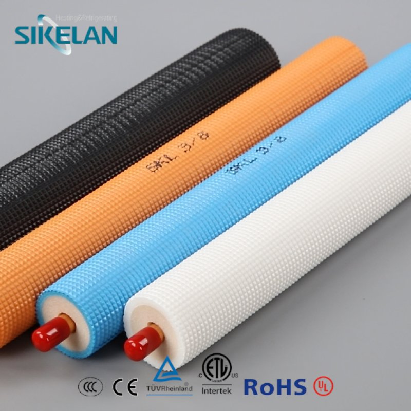 Custom Colors Refrigeration/Air Conditioning PE Foam Heat Insulated Copper Pipe