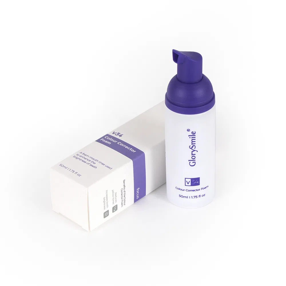 Hot Selling 30ml Purple Stain Removal Travel Size Foam Toothpaste