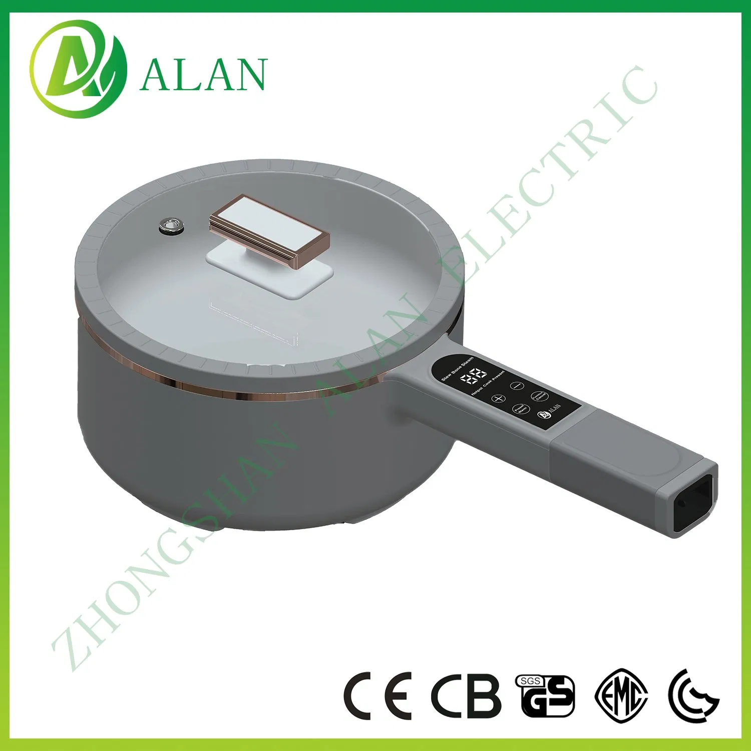 1600W 1800W 3L/5L Sensor Touch Control Multi Functional Electric Fried Pan Hotpot Multicooker