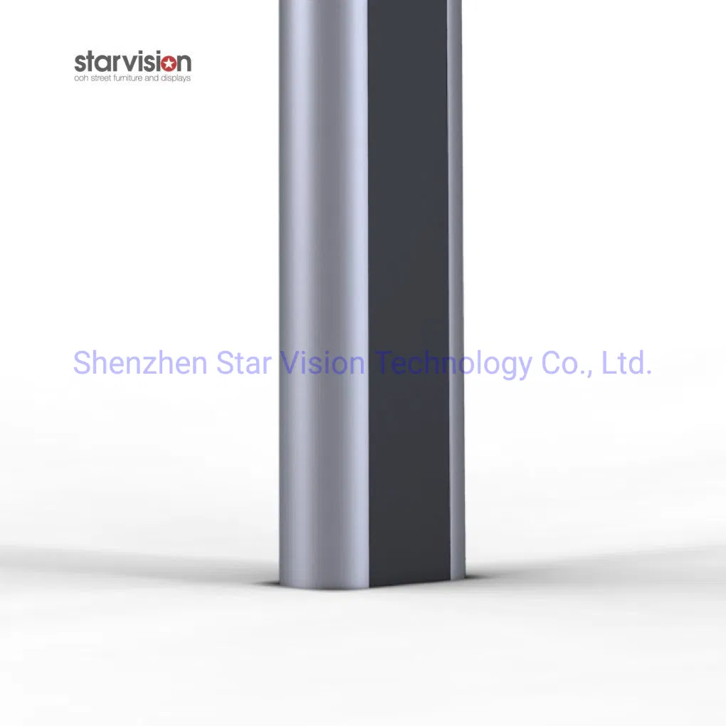 Galvanized Steel LED Backlit Outdoor Advertising Billboard Rolling Picture for Street