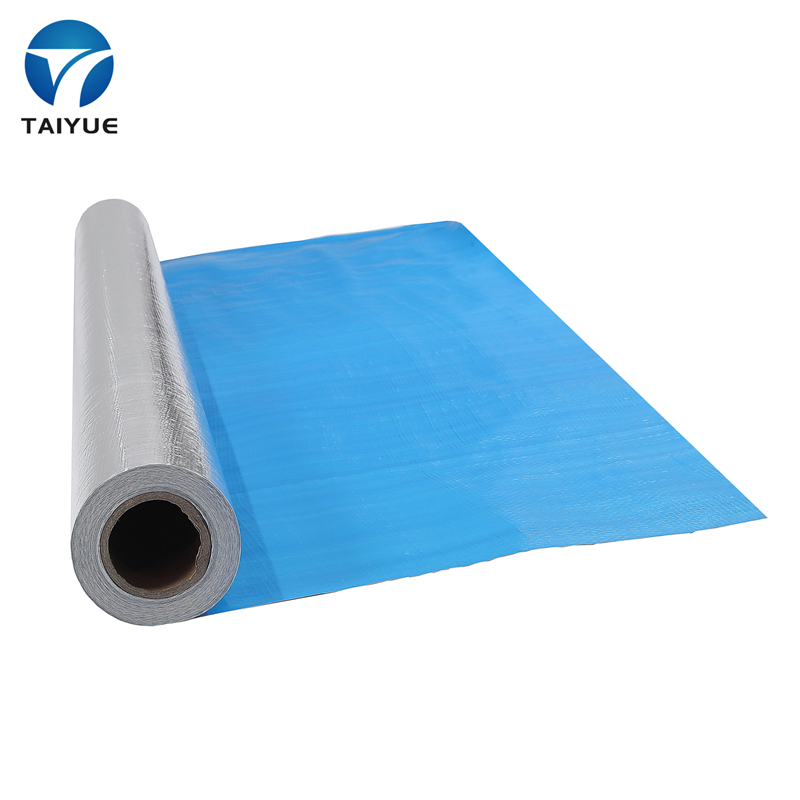 Double Sided Reflectiv Aluminium Foil Woven Fabric Radiant Barrier
