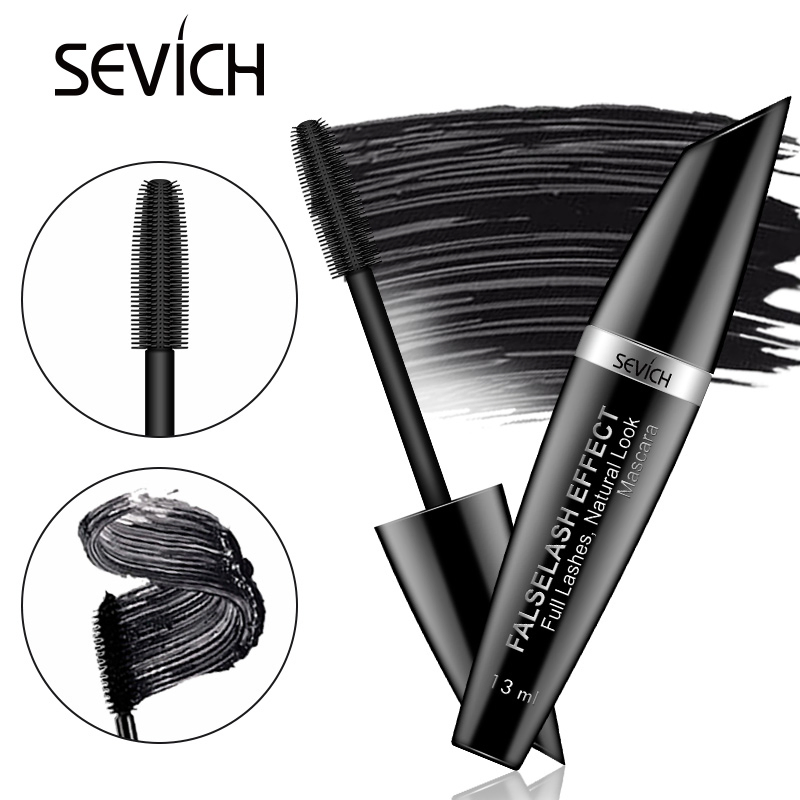 Waterproof Long Lasting Natural Fiber Mascara Eye Lash Extension Mascara for Makeups