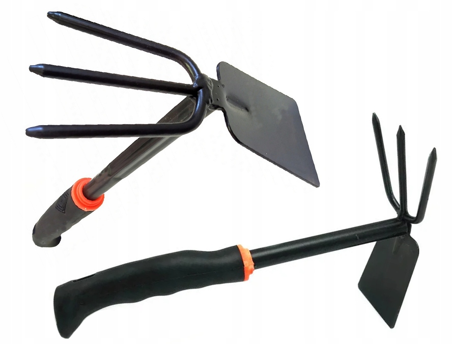 Garden Hoe Two-Sided Shovel Claw Rake Hand Digger for Plants 32 Cm