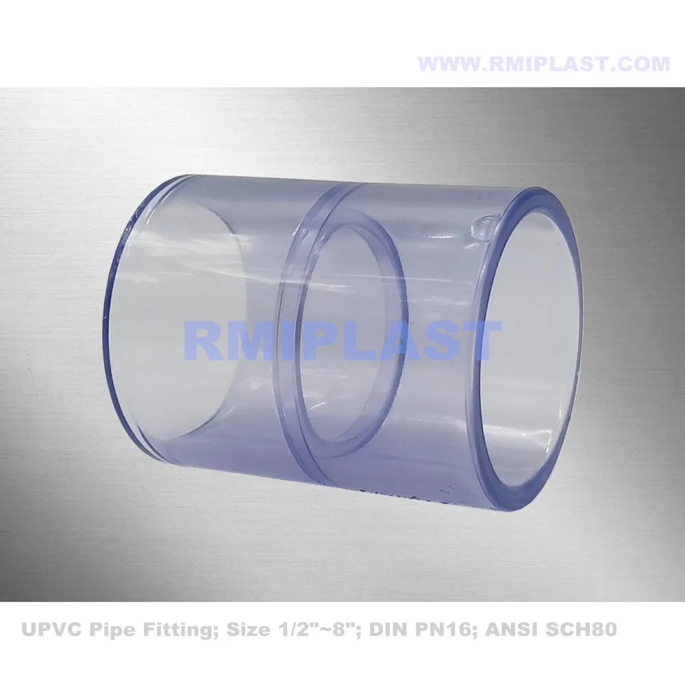 Clear PVC Bushing of DIN Pn16 Clear UPVC Pipe Fittings Plastic Bushing for Water Pipe Connection