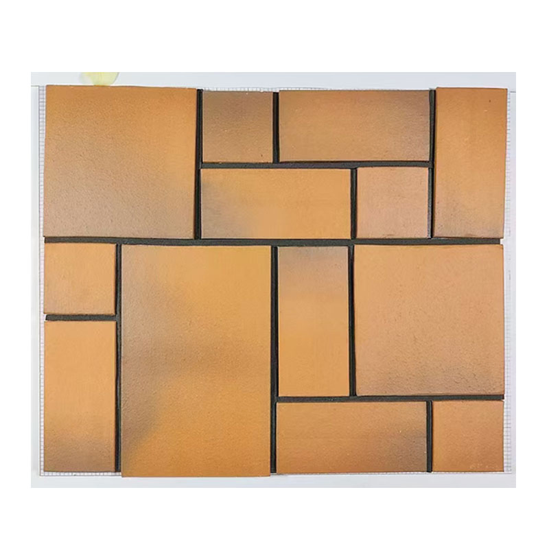 90X190+90*90mm Thick and Non-Slip Yard Terracotta Tiles Brick Red Clay Floor Tile