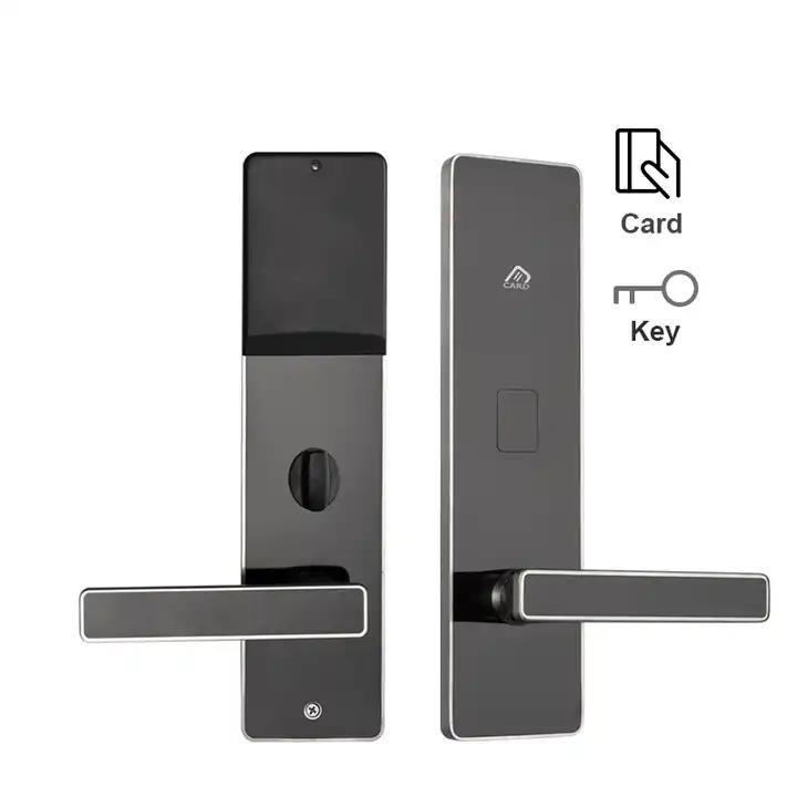 RFID Electronic Smart Card Door Lock Security Keyless Handle Hotel Lock System Smart Lock