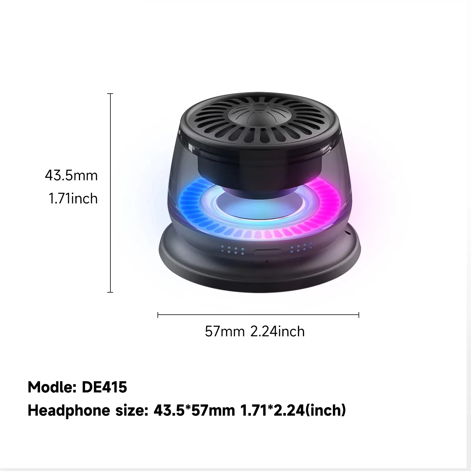 Mgitec De415: Bluetooth-колонка с AI-переводчиком и RGB-подсветкой