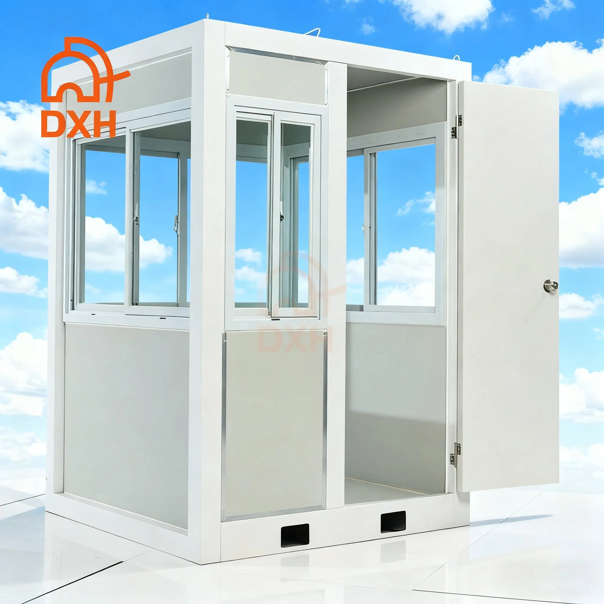 Dxh Airport Port School Hospital Construction Security Check Booth Border Important Facilities Sentry Box Sandwich Panel Guard Container Home House