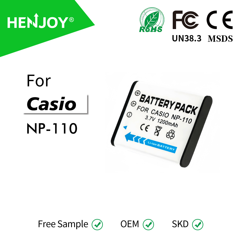 Аккумулятор NP-110 для фотоаппаратов Casio Exilim