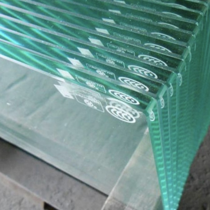 Thick Clear Flat Tempered Toughened Glass for Shower Room Ultra Clear Glass
