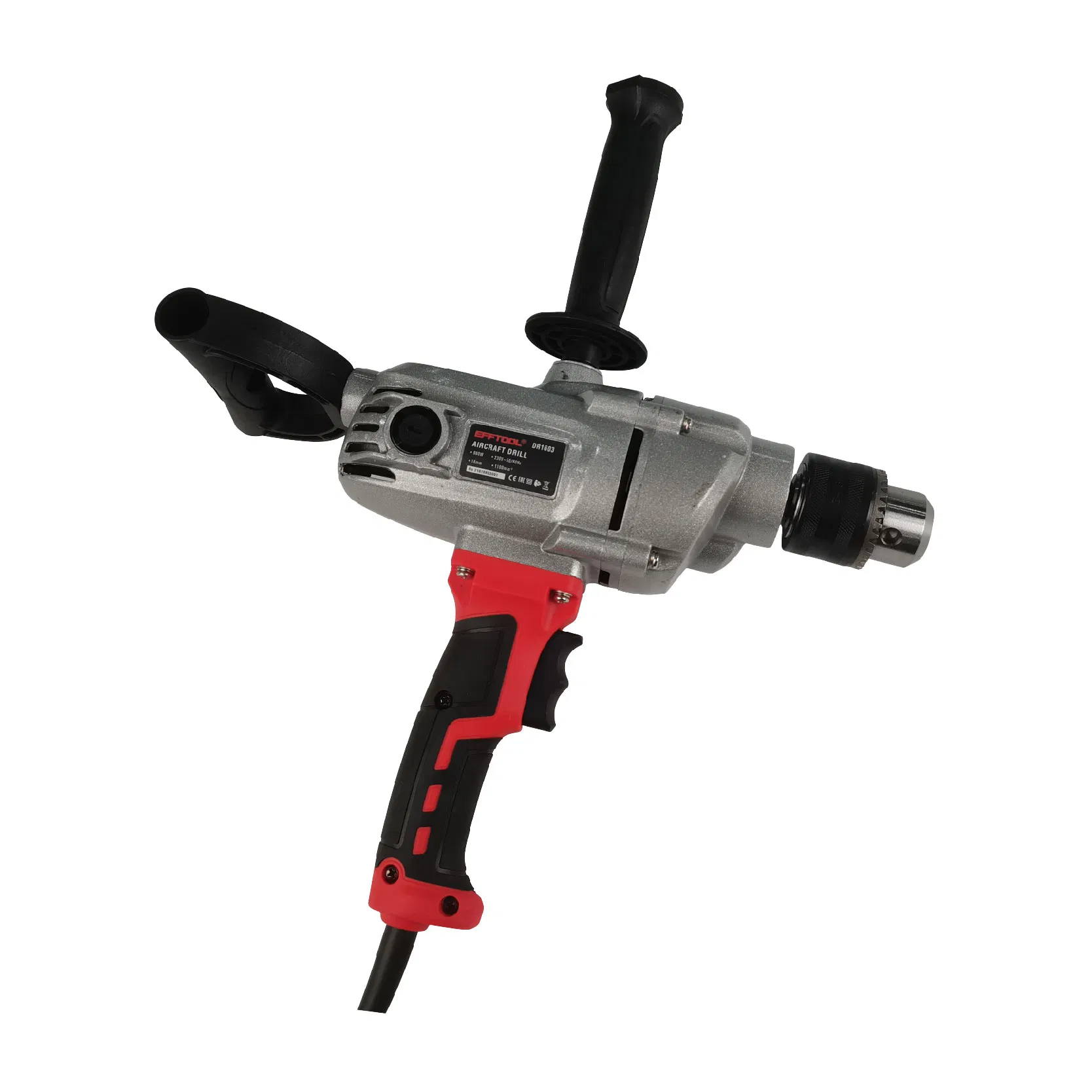 Efftool Double Paddle Involved Electric Handheld Paint Mixer