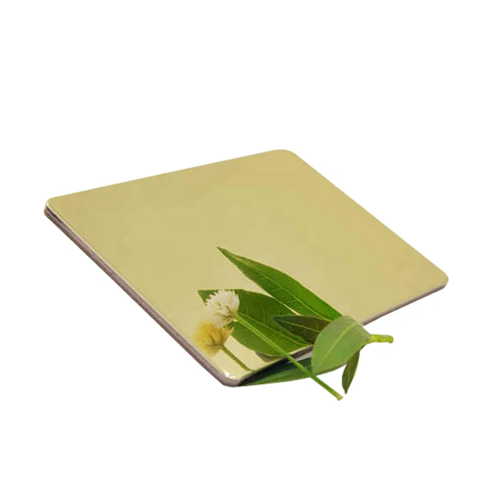 Lightweight ACP Wall Cladding Sheets Mirror Reflective Aluminium Composite Panel for Signage