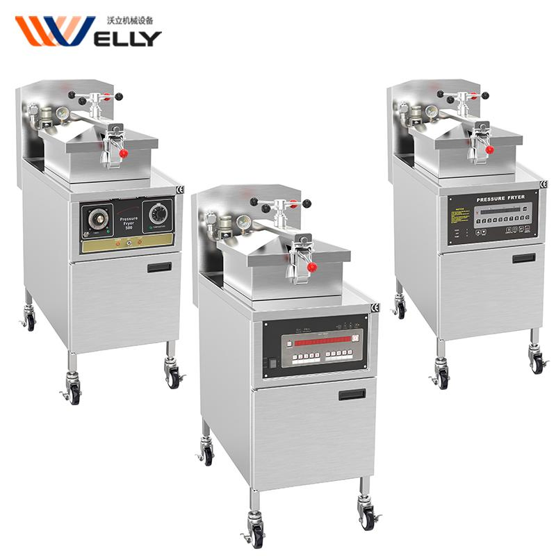 Mini Vacuum Commercial Electric Frying Machine Deep Double Fryer Gas Pressure for Fried Chicken
