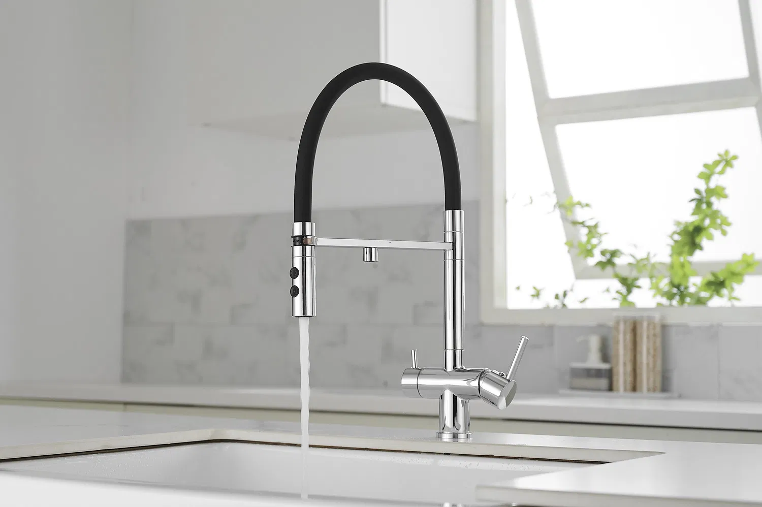 3-in-1 Kitchen Faucet, Dual Mode Filter Sink Faucet