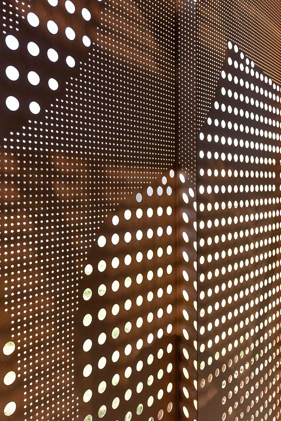 Aluminum Materials Cladding Custom Designed Patterns Easy to Install Powder Coating Perforated Carved Aluminum Panel for Wall Cladding