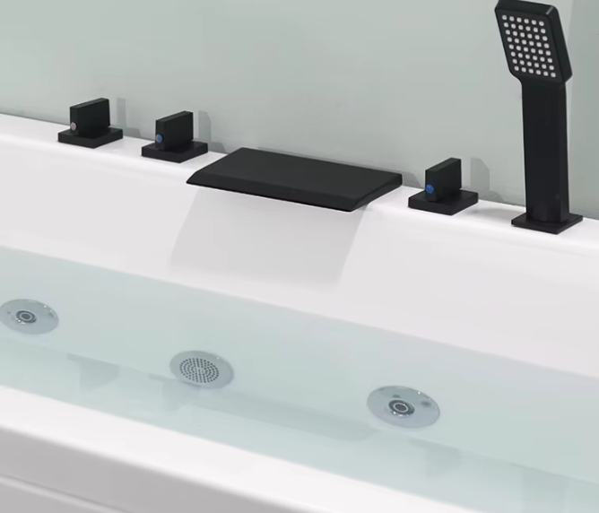 Acrylic Vortex Seamless Integrated Constant Temperature Heating Surfing Massage Bathtub Heating Independent Bathtub Tub
