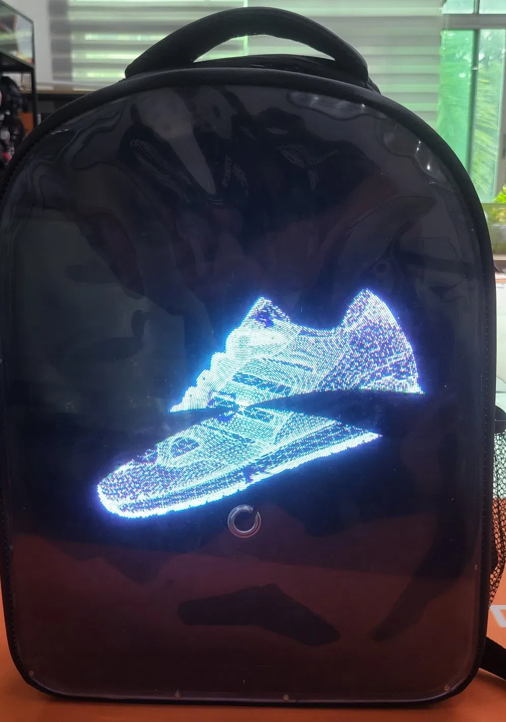 30cm LED Hologram 3D Display LED Fan Bag 3D Hologram Advertising Backpack
