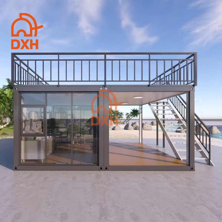 Hotel Home Apartment Outdoor School Prefabricated Luxury 20FT Construction Site Office Outdoor Dormitory Temporary Living Workshop Prefab Container House