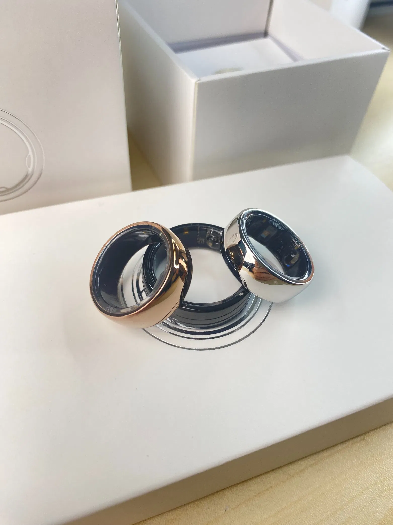 Smart Fitness Gadgets 2023 Fitness Tracker Ring with IP68 Waterproof and Wireless Device Sleep Smart Watch and Ring