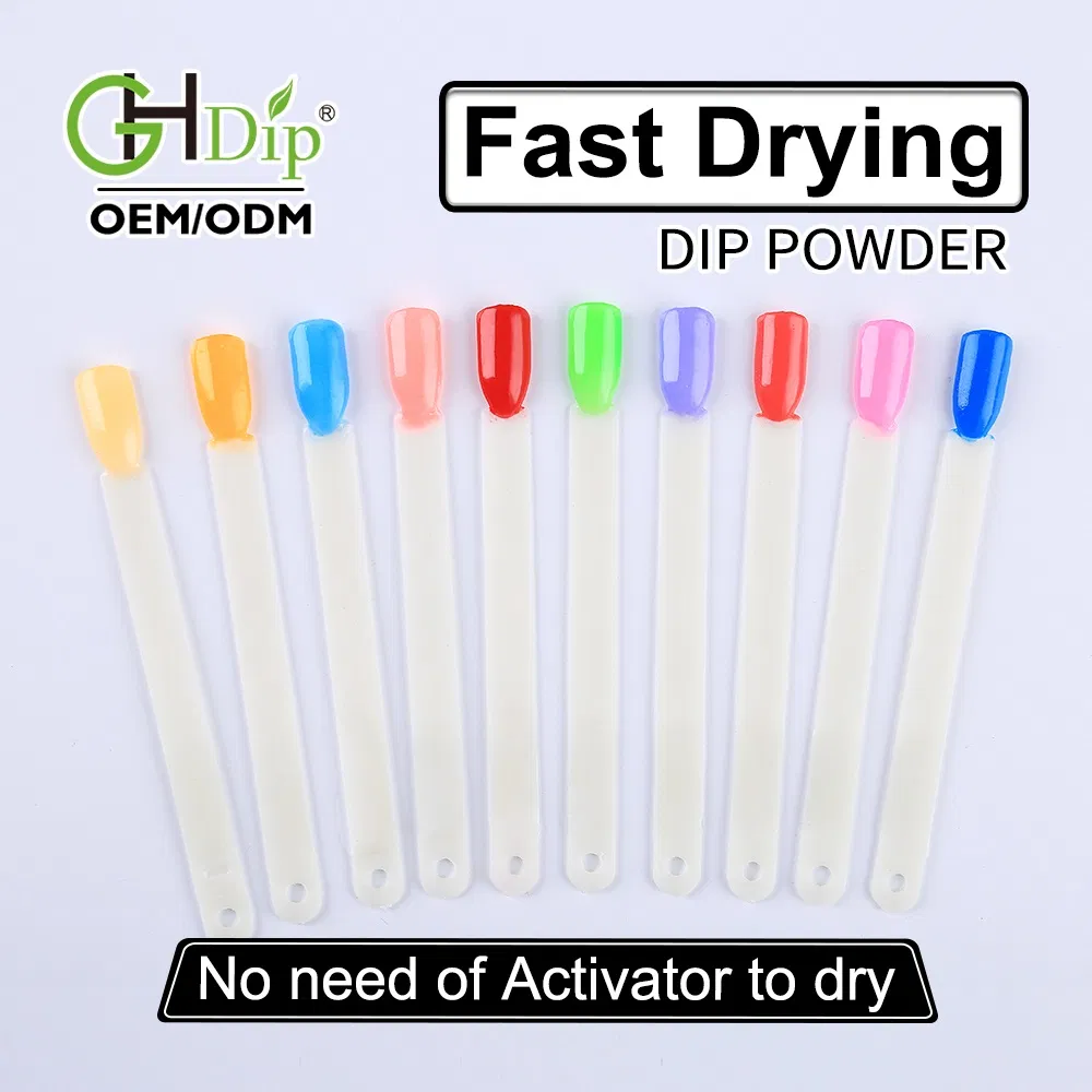 Custom Private Label 2000 Colors Fast Drying Nail Dipping Powder