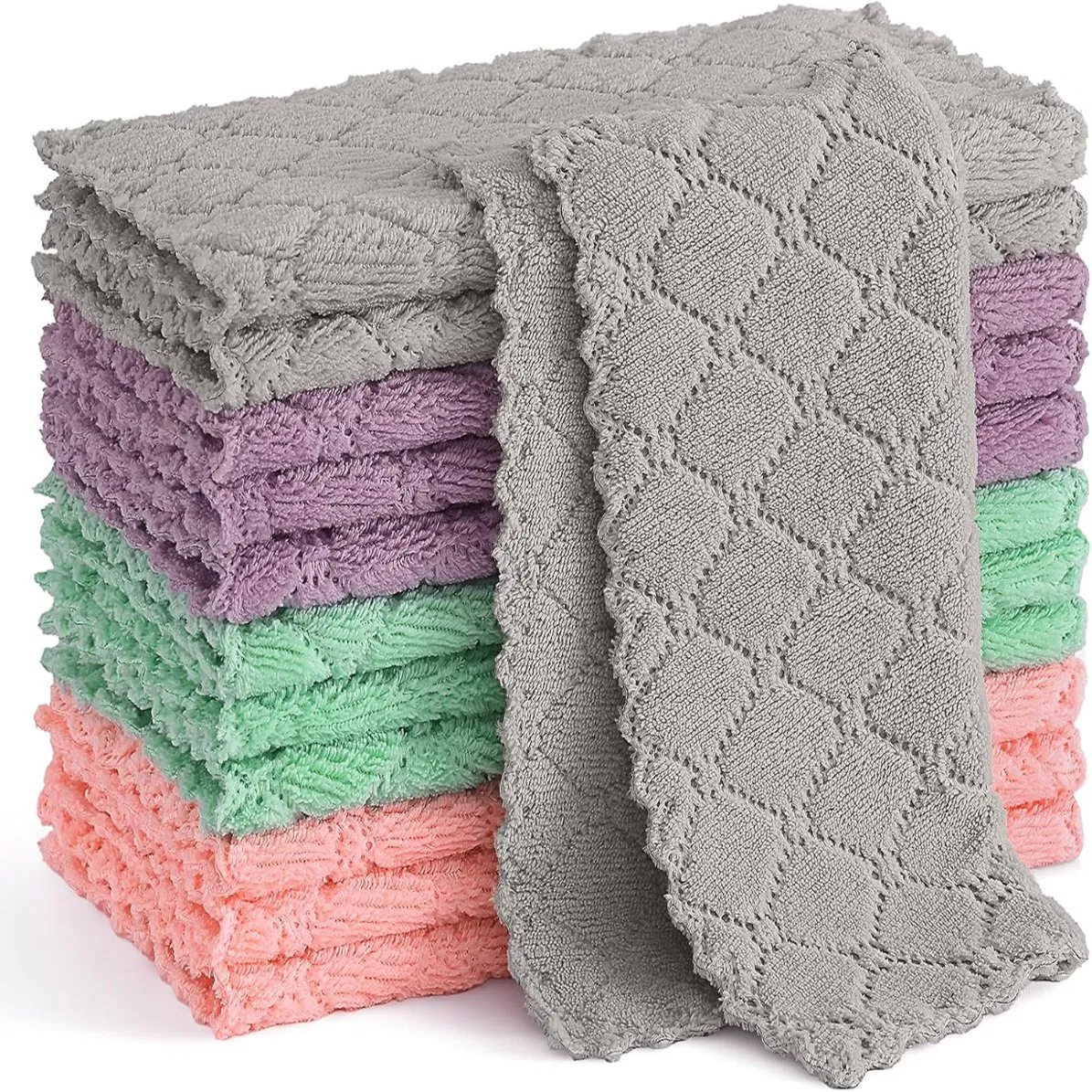 Microfiber Super Clean Cheap Edgeless Kitchen Cloth