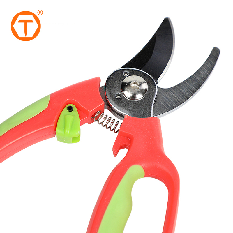 Carbon Steel High Quality Secateurs Garden Curved Scissors Pruning Shears for Tree Trimming