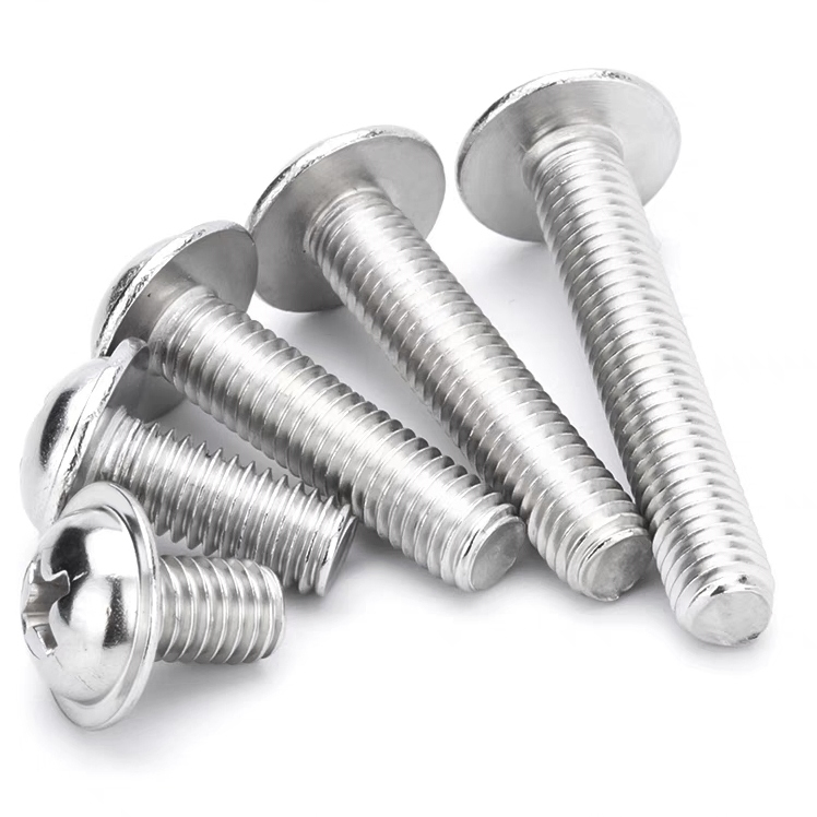 Wensilon 300PCS 8 X 3/4for Sheet Metal Self-Tapping Screws 410 Stainless Steel Truss Head High-Strength Quick Tapping Screws