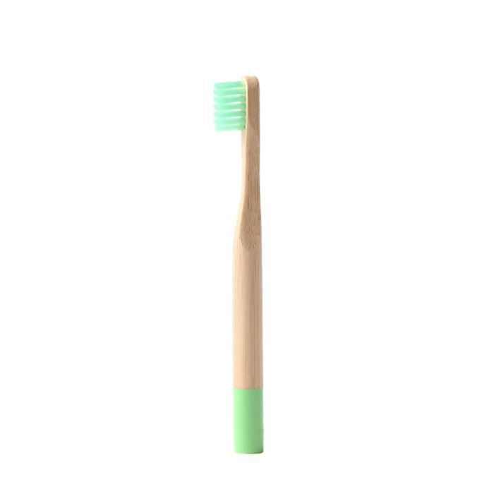 Colorful Anti Bacterial Kids Bamboo Toothbrush
