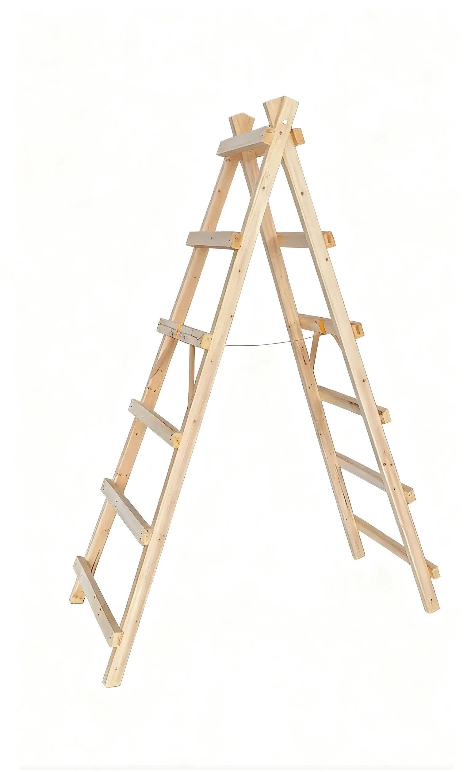 Household Wooden Ladder Multi-Functional Climbing Ladder Special Ladder for Wood Electrical Engineering