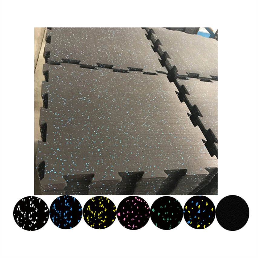Gym Floor Mat Rubber Flooring Roll Gym Mat Interlocking