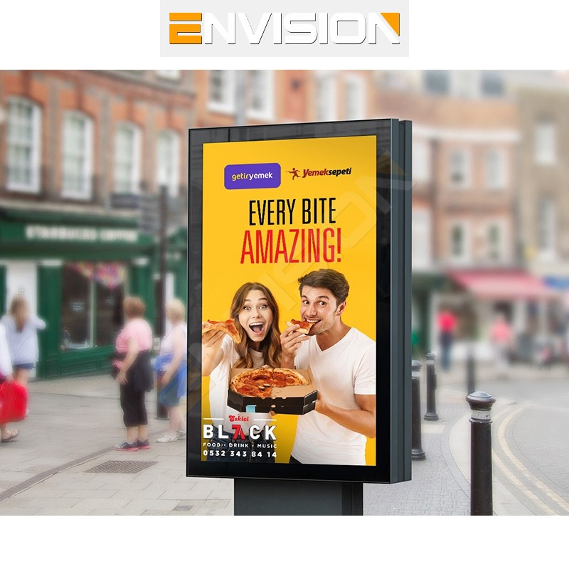 Водонепроницаемый уличный рекламный экран 49-110 дюймов