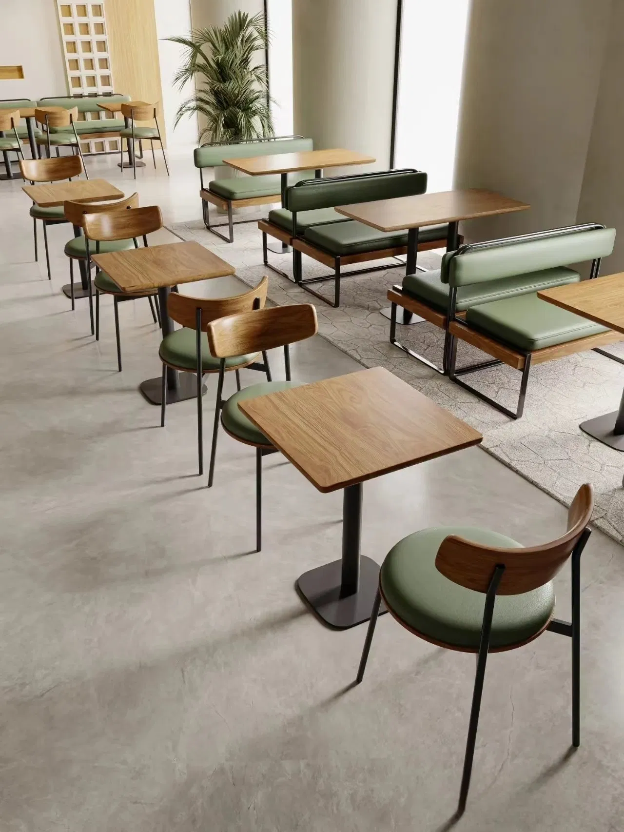 Restaurant Dining Table and Chair Bar Set Furniturel