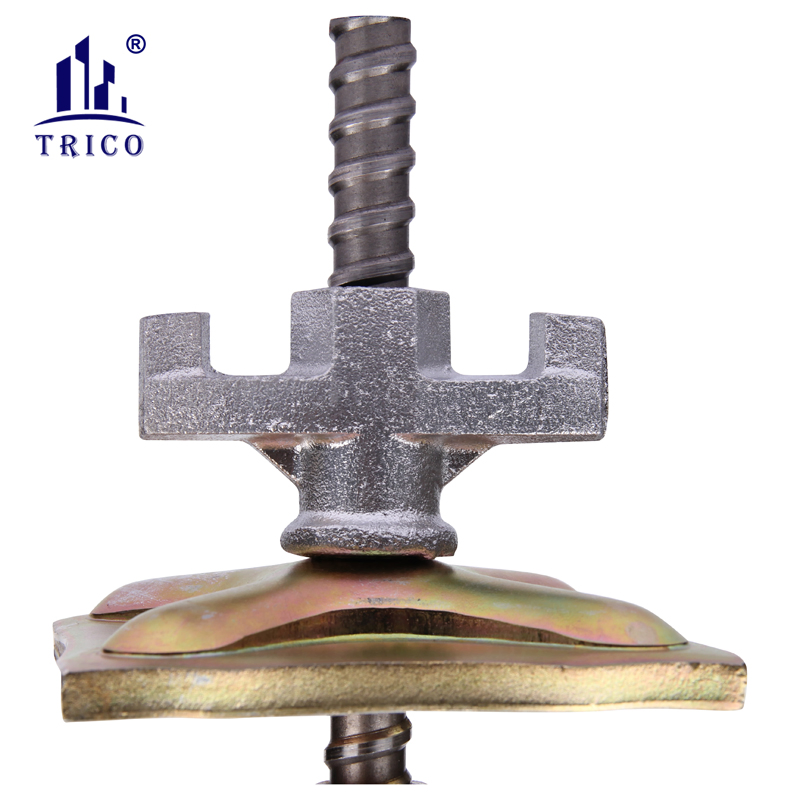 Building Material Iron Casted 15/17mm Formwork Wing Nut 180kN for Formwork Construction