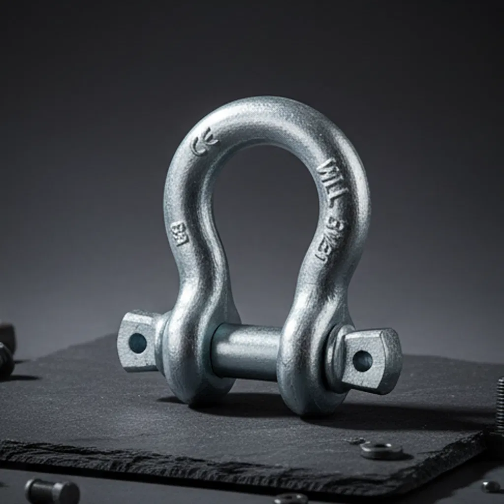 Galvanized Forged Chain Fittings Us Type Screw Pin G209 Shackle