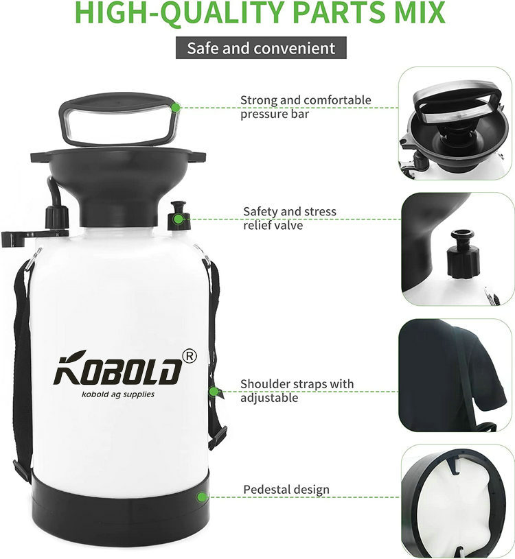 Portable Camping Shower Outdoor Camp Shower Pump Small Hands-Free Rinse Kit Handheld Bidet Toilet Sprayer