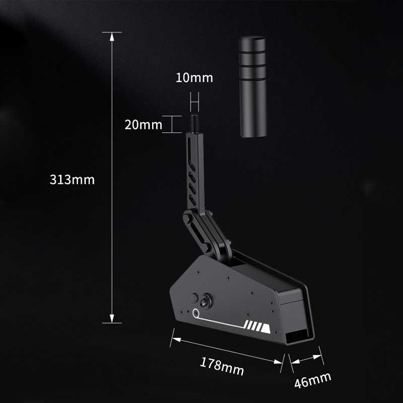 New Arrival Racing Simulator Steering Wheel Accessories Pxn Hbs Drift Handbrake for PC Race Game