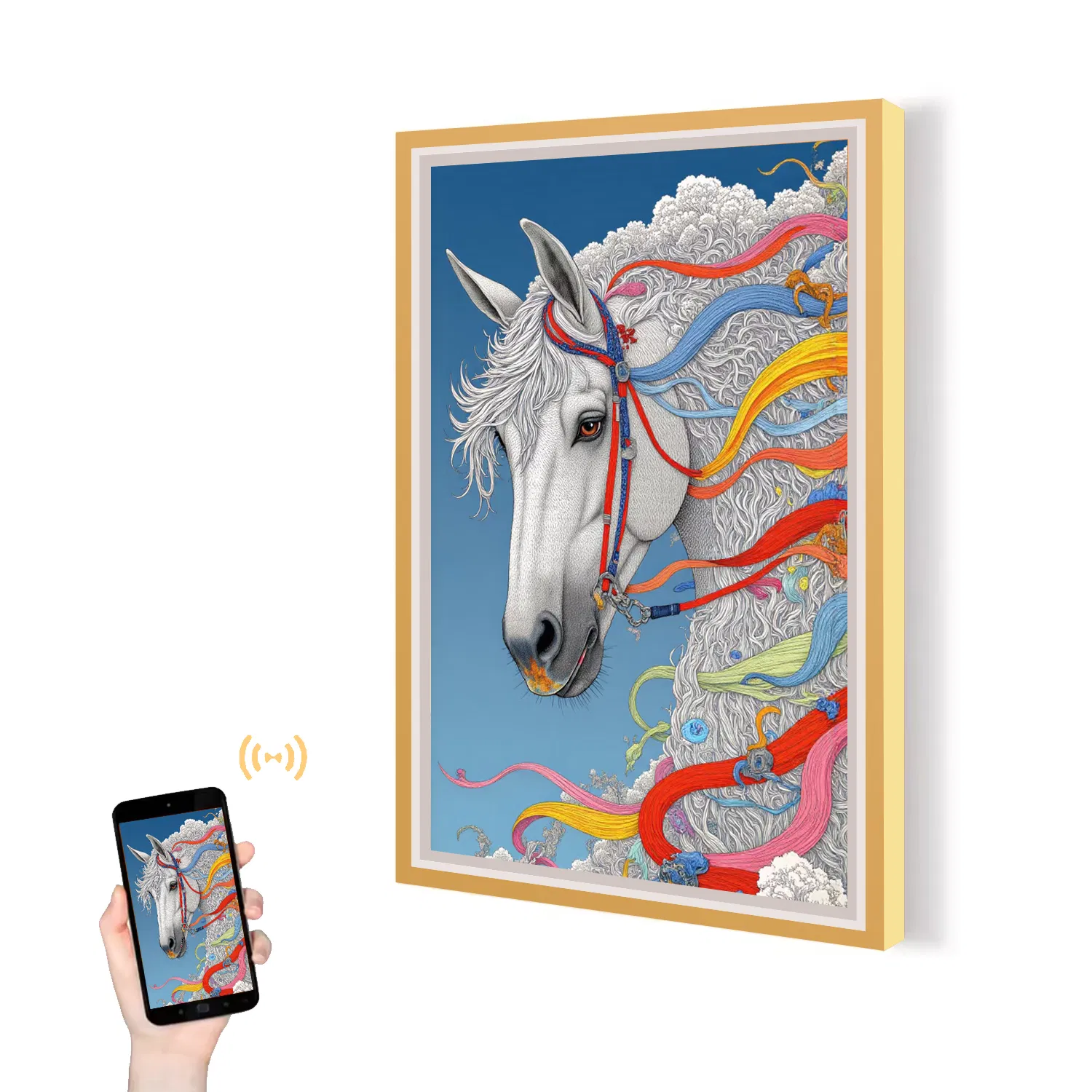 High-Quality Digital Signage Photo Frame for Medical and Industry