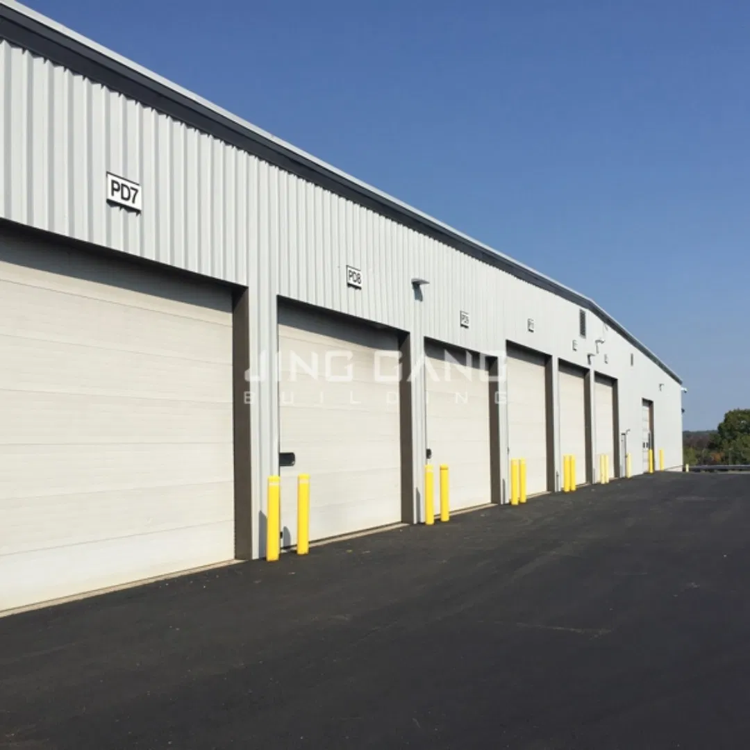 Industrial Prefabricated Construction Steel Structure Prefab Warehouse Workshop Hangar Garage with H Section