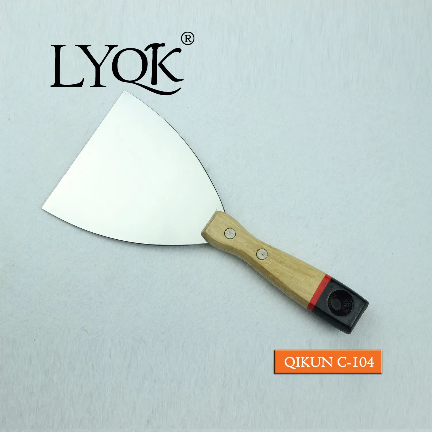 C-103 Construction Decoration Paint Hand Tools Wooden Handle Mirror Polished Scraper