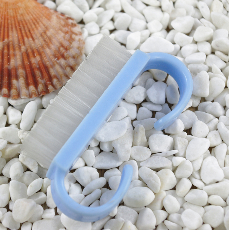 Plastic Nail Cleaning Tools Nail Art Dusting Brush