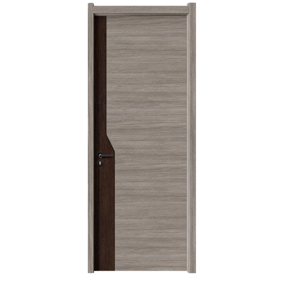 Melamine Door Skin Modern Desiqn Mdfpanel Splicing Hot Press Finished Office Interior Decoration Door Skin