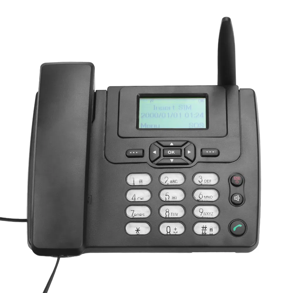 High Quality Smart Landline Phone with SIM Card Slot GSM