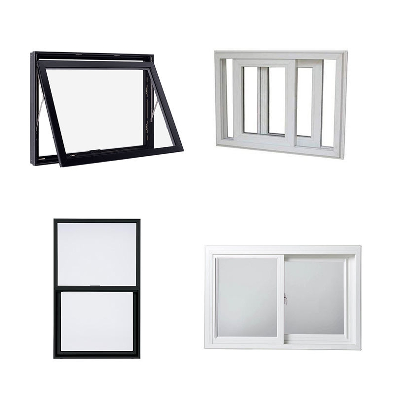 Factory Direct Sale UPVC PVC Windows with Variety Opening Style