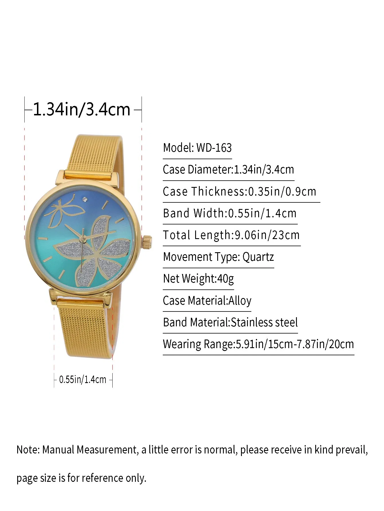 Fashion Lady Jewelry Set Gift Jewelry Watches for Quartz