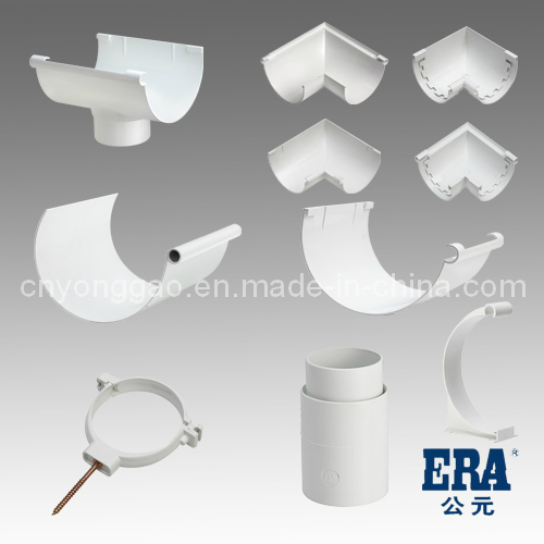 Era Piping Systems PVC Rainwater Gutter and Fittings with Kitemark Certificate