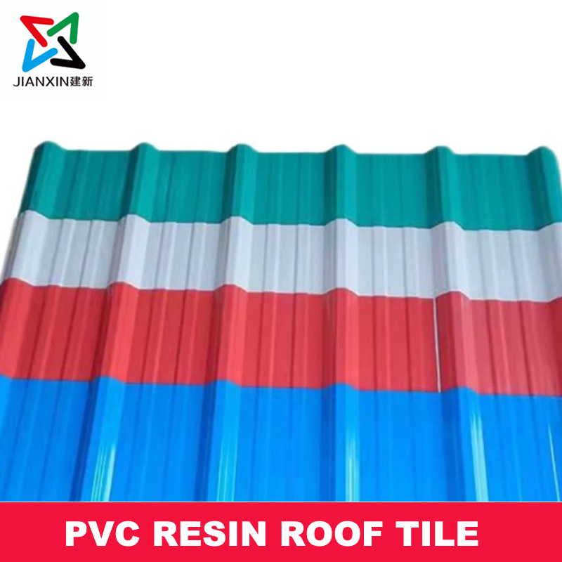 Factory Direct Sales PVC UPVC Colored Plastic Composite Tiles for Warehouse Roofs