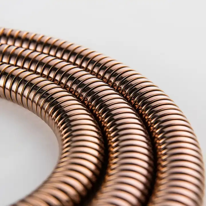 Shower Bathroom Accessories Hotselling Wholesale Stainless Steel Rose Gold Shower Hose