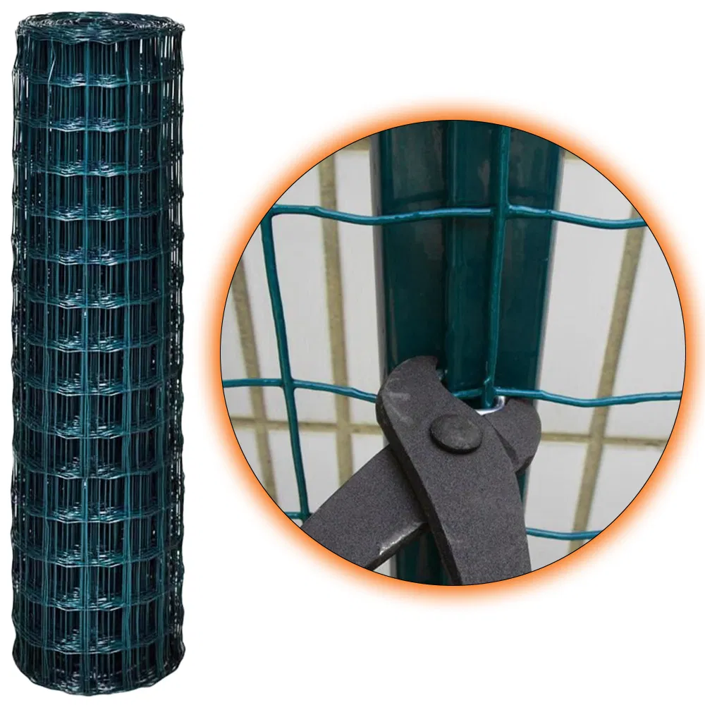 PVC Coated Euro Wire Mesh Fence Welded Mesh Dutch Metal PVC Coated Holland Wire Fence Euro Fence
