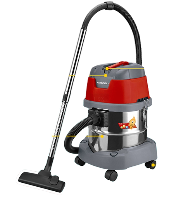 Qy-808-20L 1600W Powerful Dustextraction 20L Large Capacity 4-Layer Filtration System 220V Dry&Wet Industrial Grade High-Power Vacuum Cleaner
